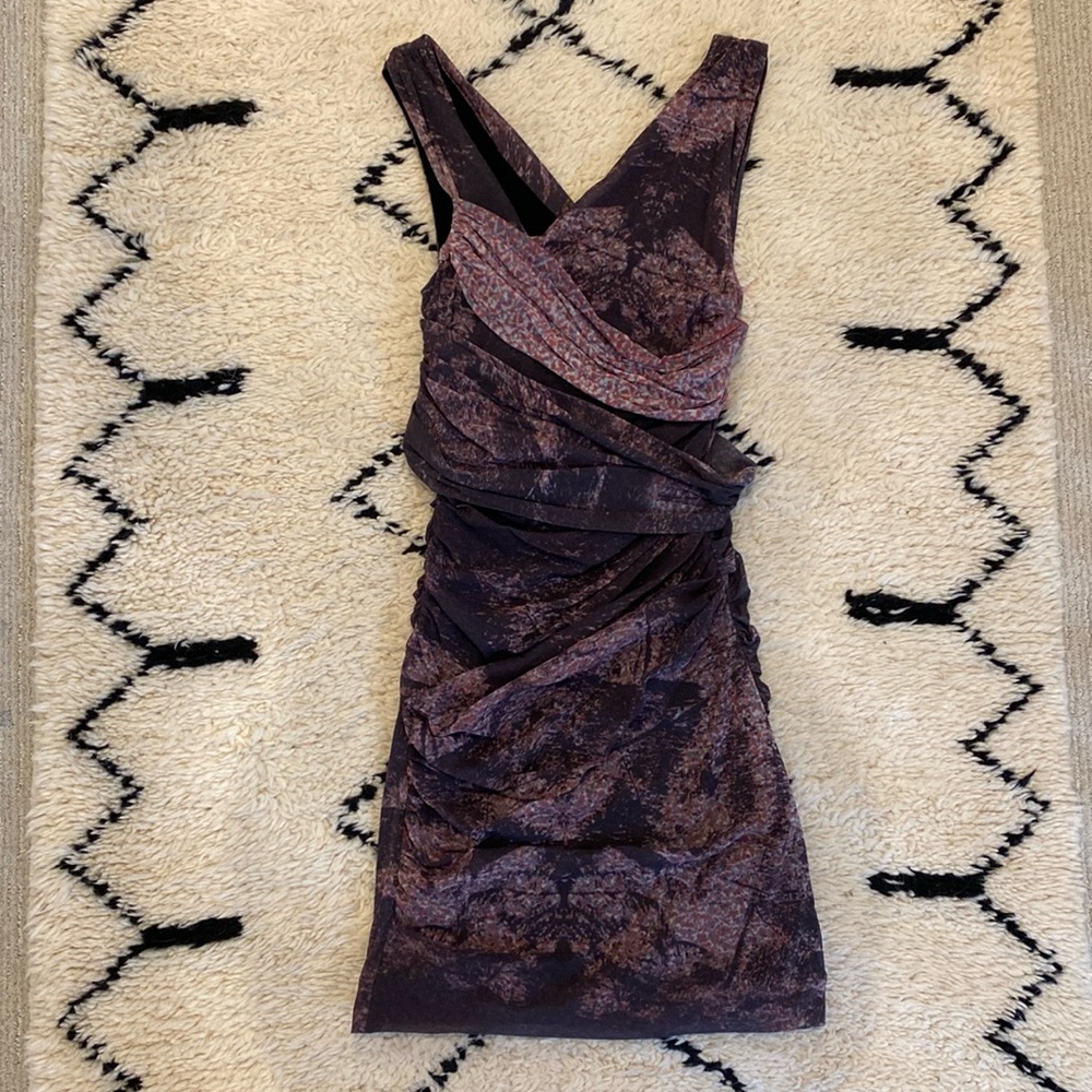 Allsaints mesh bandage style dress. Lightly worn